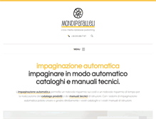 Tablet Screenshot of mondiparalleli.it
